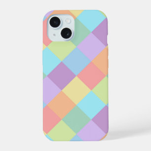 Motif géométrique formes pastel arc-en-ciel couleu