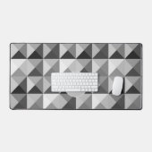 Motif géométrique gris Monogramme (Clavier et souris)