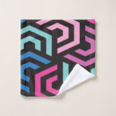 Motif géométrique Hexagon (Gant de toilette)