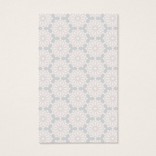 Motif géométrique islamique (Devant)