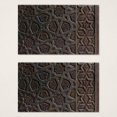 Motif géométrique islamique (Devant & derrière)