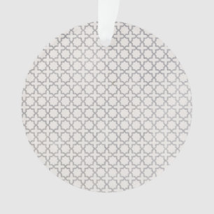 Motif géométrique islamique beige
