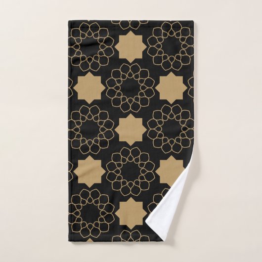 Motif géométrique islamique Design turc (Serviette à main)