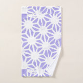 Motif géométrique Lavender (Serviette à main)