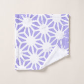 Motif géométrique Lavender (Gant de toilette)