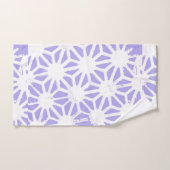 Motif géométrique Lavender (Serviette à main)