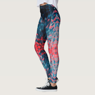 Motif géométrique - Leggings d'art Abstraits