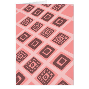 Motif géométrique mexicain coloré