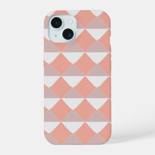Motif géométrique minimaliste pêche