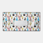 Motif géométrique moderne Cactus (Clavier et souris)