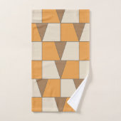 Motif géométrique moderne et coloré (Serviette à main)