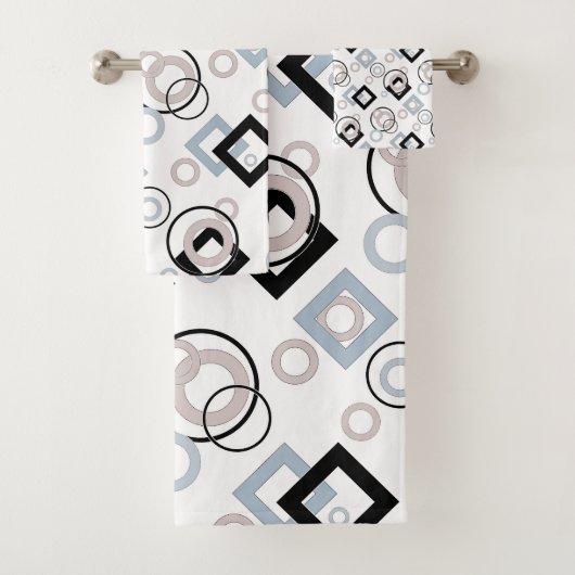 Motif géométrique moderne multicolore (En situation)