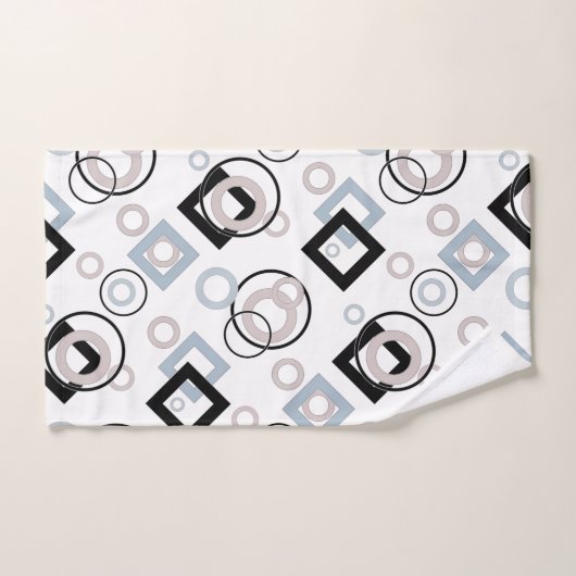 Motif géométrique moderne multicolore (Serviette à main)