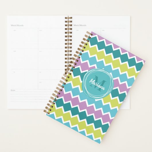 Motif géométrique Monogramme moderne (Devant avec enveloppe)