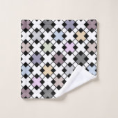 Motif géométrique multicolore (Gant de toilette)