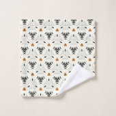 Motif géométrique neutre tribal  (Gant de toilette)