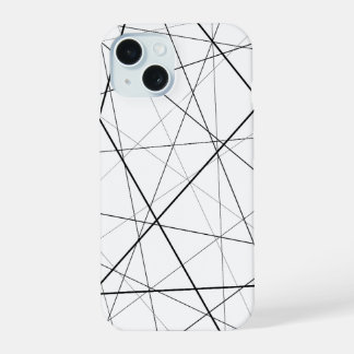 Motif géométrique noir et blanc