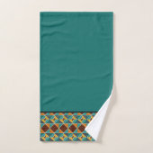 Motif géométrique or et noir (Serviette à main)