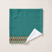 Motif géométrique or et noir (Gant de toilette)
