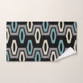Motif géométrique rétro (Serviette à main)