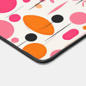 Motif géométrique rose et orange du milieu du sièc (Coin)