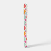 Motif géométrique rose orange (Côté gauche)