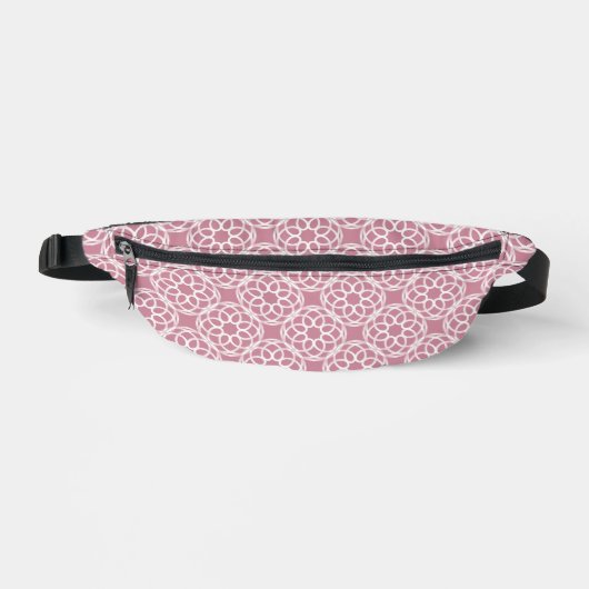 Motif géométrique sans couture rose blanc (Recto)