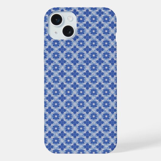 MOTIF GÉOMÉTRIQUE SIMPLE BLEU (Verso)