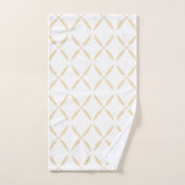 Motif Géométrique Simple Minimaliste Moderne (Serviette à main)