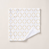 Motif Géométrique Simple Minimaliste Moderne (Gant de toilette)