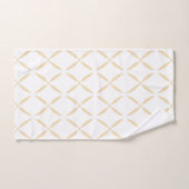 Motif Géométrique Simple Minimaliste Moderne (Serviette à main)
