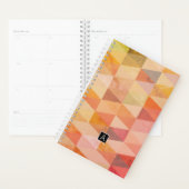 Motif géométrique Triangle souple | Monogramme (Devant avec enveloppe)