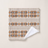 Motif géométrique tribal (Gant de toilette)