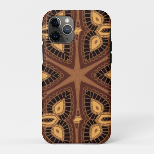 motif géométrique tribal coque iphone (Dos)