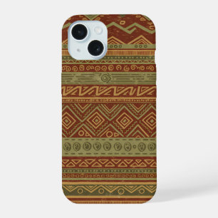 Motif géométrique tribal rustique Bohème chic terr
