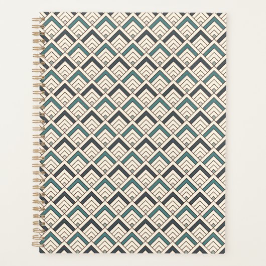 Motif géométrique turquoise (Devant)