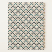 Motif géométrique turquoise (Dos)