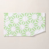 Motif géométrique vert pomme (Serviette à main)
