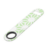 Motif géométrique vert pomme (Devant angulaire)