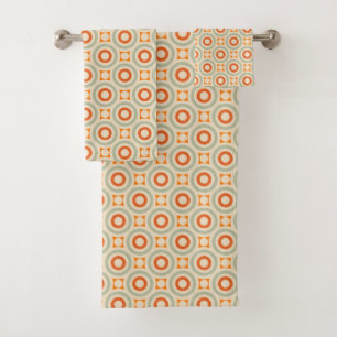 Motif géométrique vintage de cercle