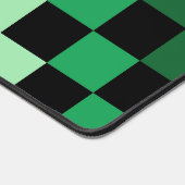 Motif Gingham à carreaux verts bleus (Coin)