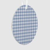 Motif Gingham Bleu Clair Imprimé Carreaux Classiqu (devant)
