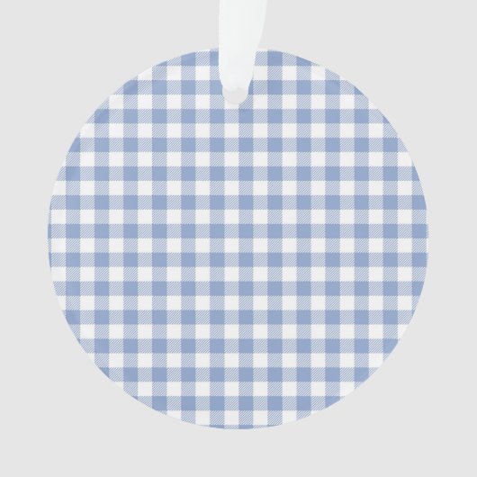 Motif Gingham Bleu Clair Imprimé Carreaux Classiqu (devant)