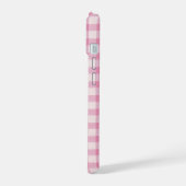 Motif Gingham Rose Bébé (Côté gauche)
