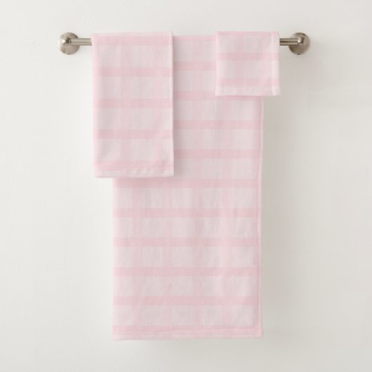 Motif Gingham Rose Bubble et Lavande (En situation)