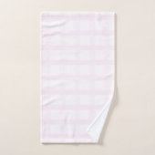 Motif Gingham Rose Quartz Rose Et Pastel (Serviette à main)