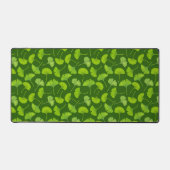 Motif Ginkgo sur vert foncé (Recto)