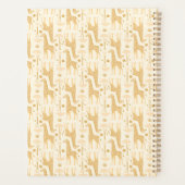 Motif girafe Safari jaune doré (Dos)
