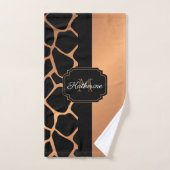 Motif Giraffe (Serviette à main)