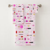 Motif Glamour de Maquilleuse Rose (En situation)